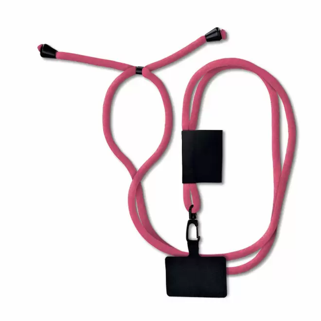 TOUR DE COU TELEPHONE PERSONNALISE 'TOURNY' - rose