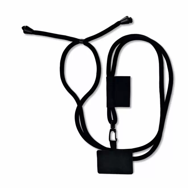 TOUR DE COU TELEPHONE PERSONNALISE 'TOURNY' - noir