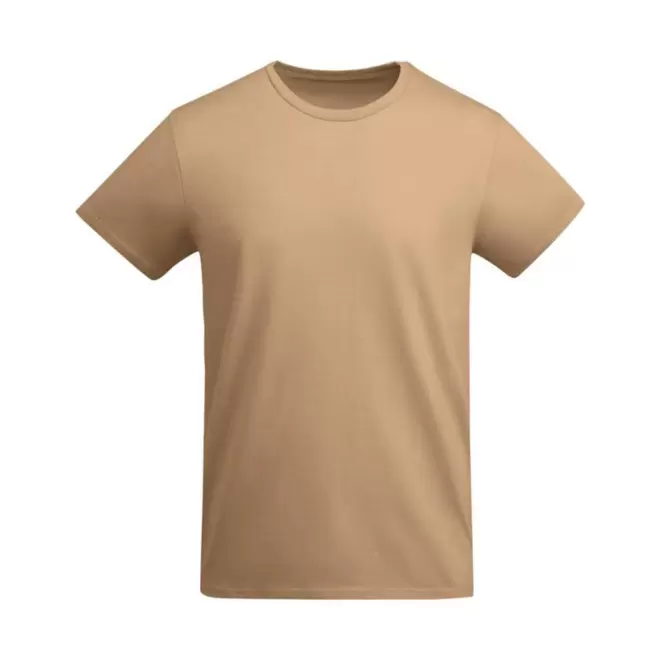 TEE-SHIRT ENFANT COULEUR BIO PERSONNALISABLE 'BREDA' - orange clair