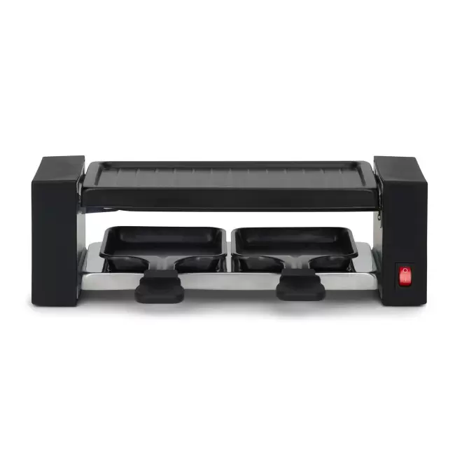 APPAREIL A RACLETTE 2 PERSONNES PERSONNALISABLE 'REBLOCH' LIVOO® - noir