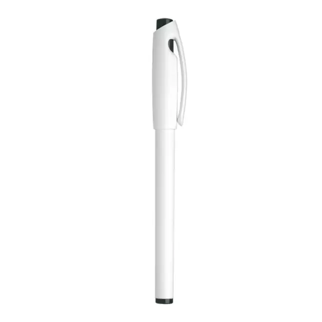 STYLO FEUTRE POINTE FINE PERSONNALISABLE SCHNEIDER® 'TOPLINER' - blanc/noir