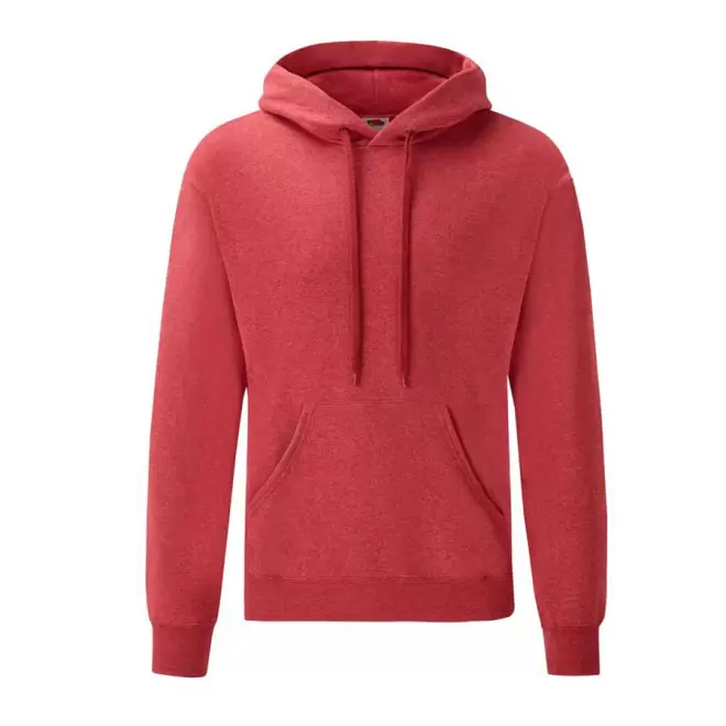 SWEAT PERSONNALISÉ HOMME 'FOXFORD' - rouge chiné