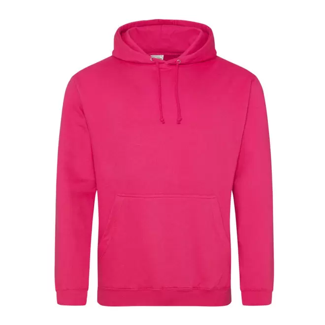 SWEAT-SHIRT PERSONNALISÉ À CAPUCHE MIXTE 'HOODIE' - hot pink