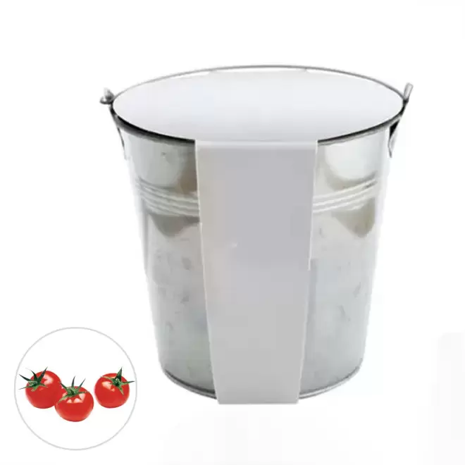 KIT PLANTATION POT ZINC MIF 13ø 'PLANTOU' - tomate cerise