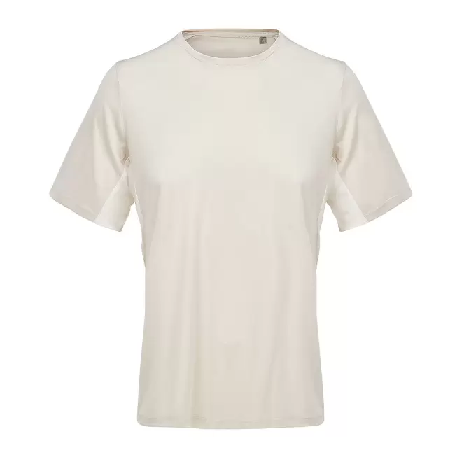 TEE-SHIRT DE SPORT MIXTE PERSONNALISABLE 'STORM' - écru