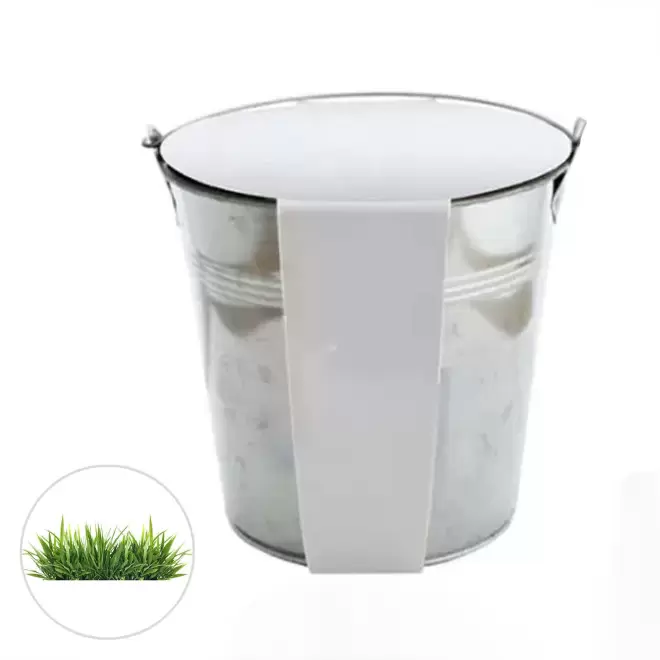 KIT PLANTATION POT ZINC MIF 13ø 'PLANTOU' - gazon