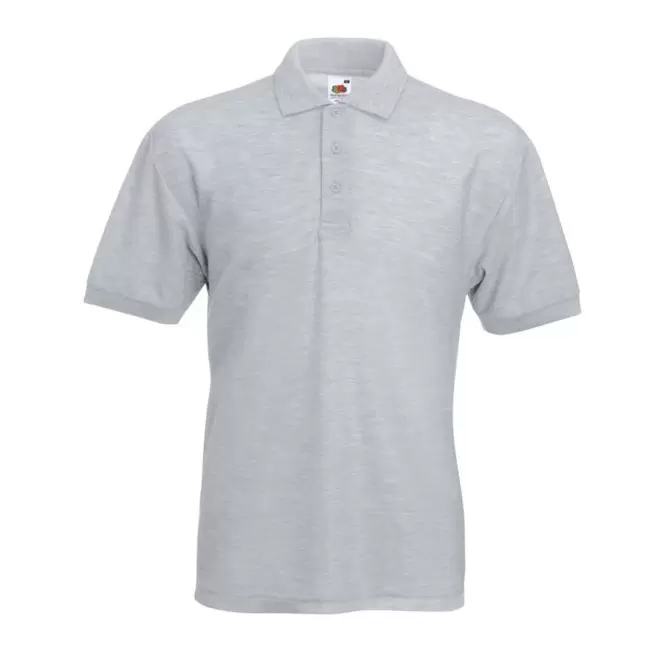 POLO HOMME PERSONNALISÉ 'MILFORD' - gris chiné