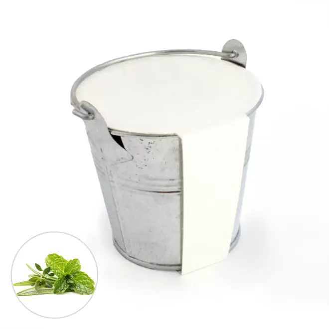 KIT PLANTATION POT ZINC MIF PUBLICITAIRE 8ø 'PLANTOU' - mélange aromatique