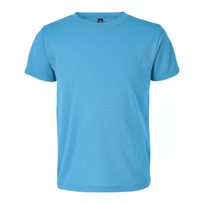 TEE-SHIRT PERSONNALISABLE DE SPORT ENFANT 'SPRINT' - bleu aqua