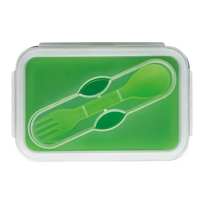 LUNCH BOX PERSONNALISABLE RÉTRACTABLE 'CAPITI' - vert