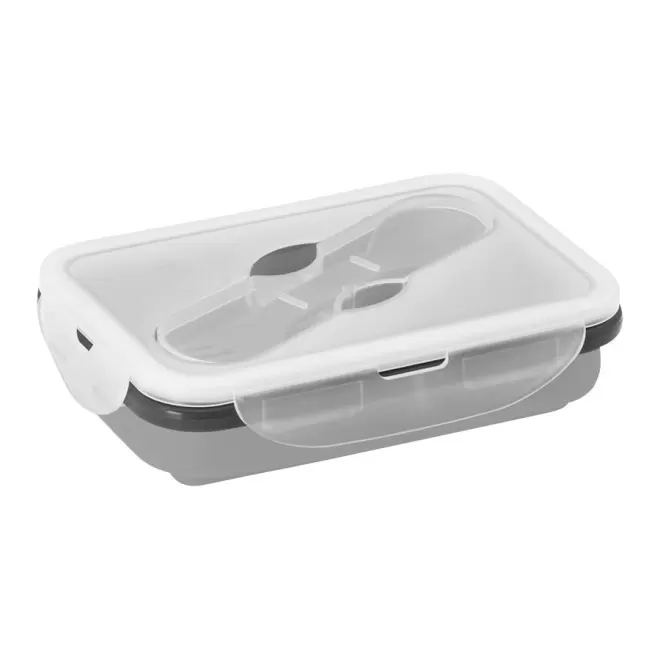 LUNCH BOX PERSONNALISABLE RÉTRACTABLE 'CAPITI' - gris