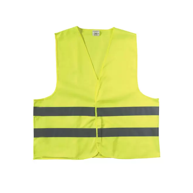 EXPRESS 72H - GILET DE SECURITÉ PERSONNALISABLE ENFANT 'FLUOSAFE' - jaune