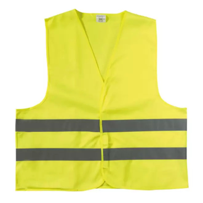EXPRESS 72H - GILET DE SÉCURITÉ PUBLICITAIRE ADULTE 'FLUOSAFE' - jaune