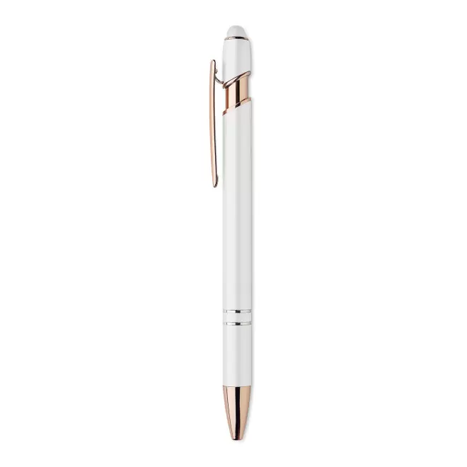 STYLO PERSONNALISABLE 'PRINCY ROSY RECYCLE' - blanc