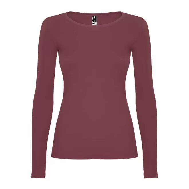 TEE-SHIRT FEMME ML COULEUR PERSONNALISABLE 'EXTREME' - rouge framboise