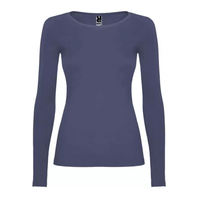 TEE-SHIRT FEMME ML COULEUR PERSONNALISABLE 'EXTREME' - denim