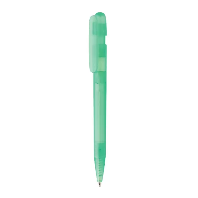 STYLO RECYCLE TRANSPARENT PERSONNALISE 'DIVIN' - vert