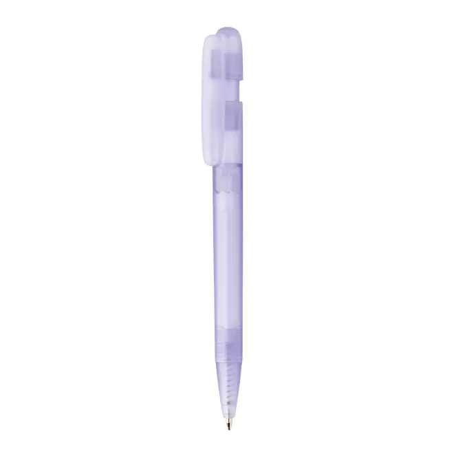 STYLO RECYCLE TRANSPARENT PERSONNALISE 'DIVIN' - lilas