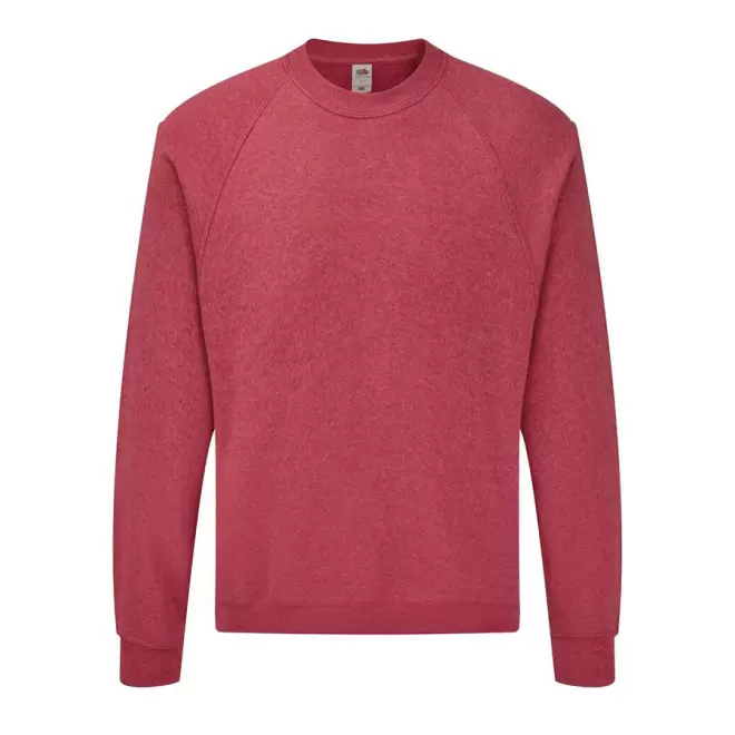 SWEAT PERSONNALISÉ MIXTE 'LURGAN' - rouge chiné