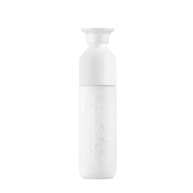 BOUTEILLE EN MÉTAL PERSONNALISÉE DOPPER® 350ML 'LOSTRI' - blanc