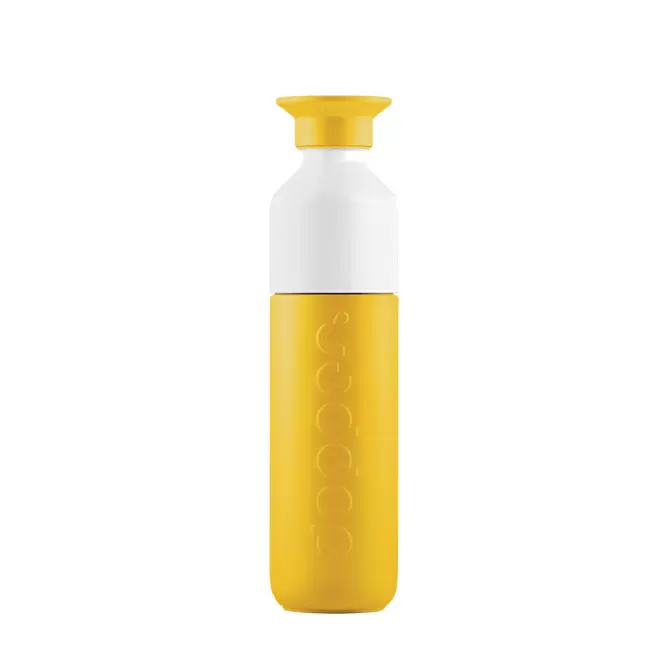 BOUTEILLE EN MÉTAL PERSONNALISÉE DOPPER® 350ML 'LOSTRI' - jaune