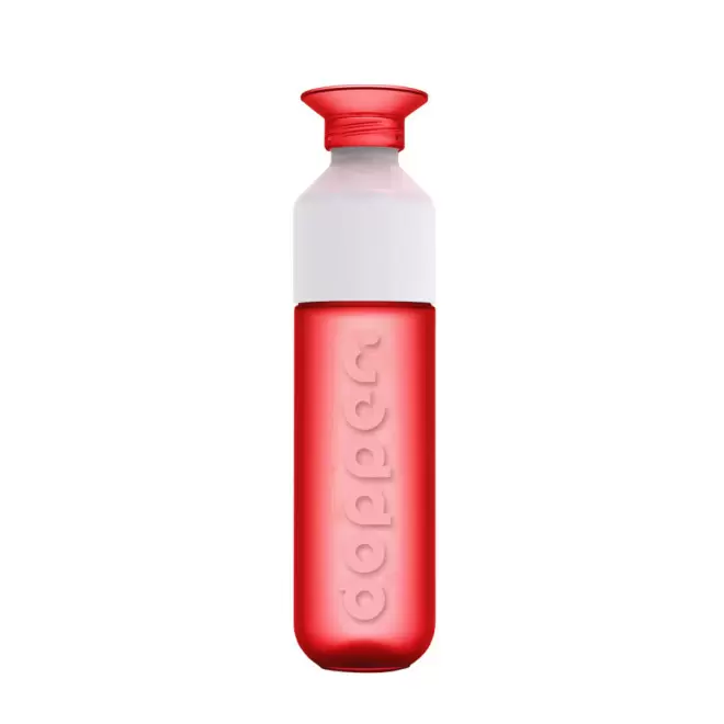 BOUTEILLE PERSONNALISÉE DOPPER  ORIGINAL® 450ML 'LOSTRI' - rouge