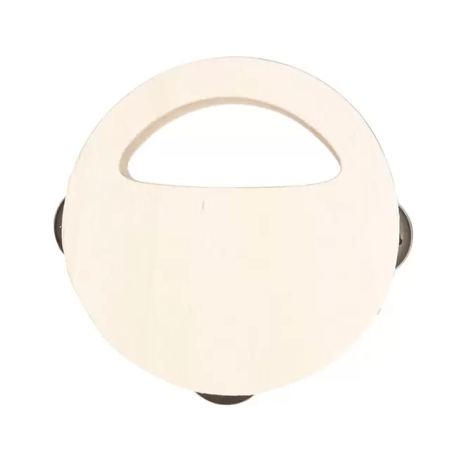 TAMBOURIN PERSONNALISABLE 'DOOM' - bois