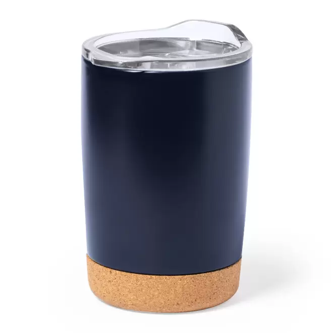 MUG ISOTHERME LIEGE PERSONNALISABLE 'NIRUX' - bleu marine