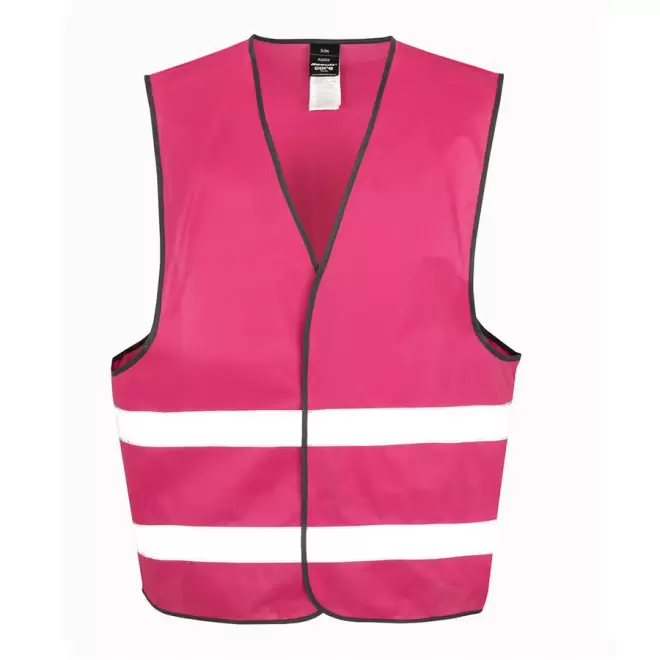 GILET DE SÉCURITÉ PUBLICITAIRE 'ARMILLA' - framboise