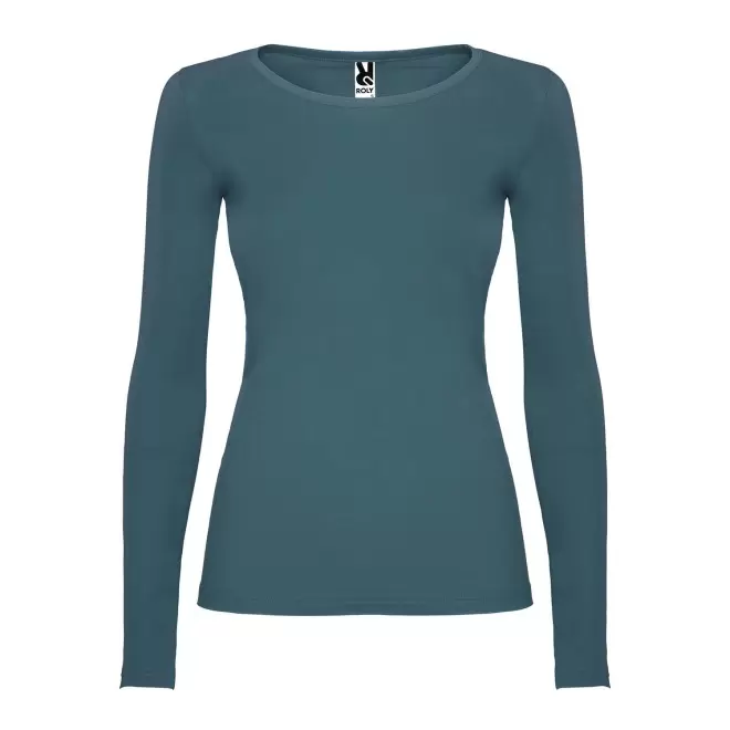 TEE-SHIRT FEMME ML COULEUR PERSONNALISABLE 'EXTREME' - bleu foncé