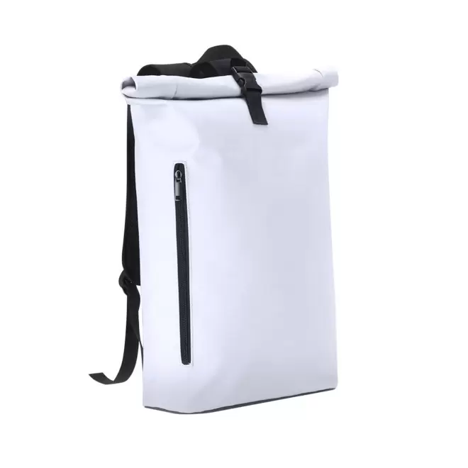 SAC A DOS ORDINATEUR PERSONNALISE EN PU 'ELITRIX' - blanc