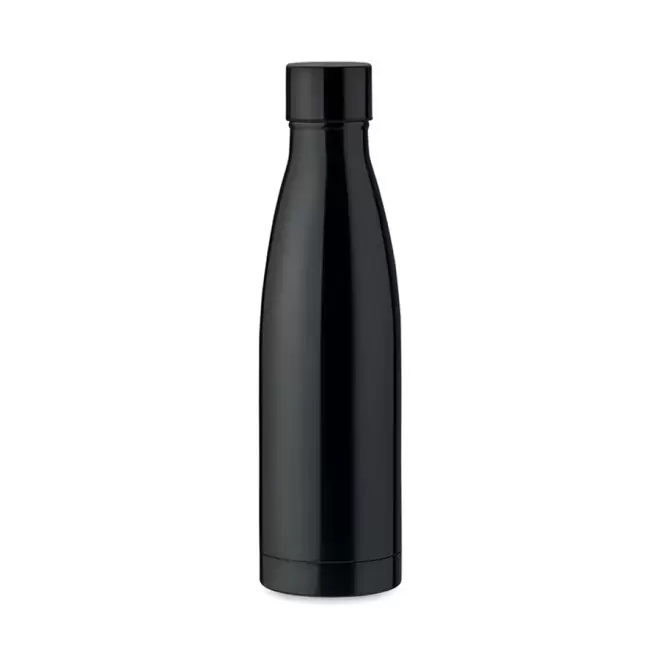 BOUTEILLE PERSONNALISÉE ISOTHERME 500ML 'ALMIA BRILLANT' - noir