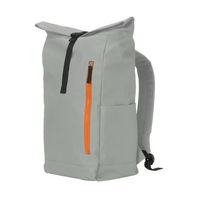 SAC A DOS ORDINATEUR PERSONNALISE 'STILAX' - gris clair