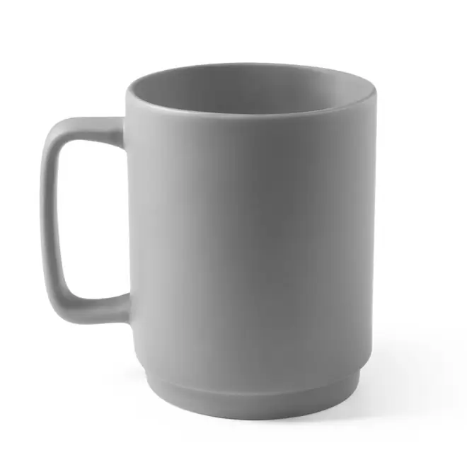 MUG EN CERAMIQUE PERSONNALISE 330 ML 'PANOLI' - gris