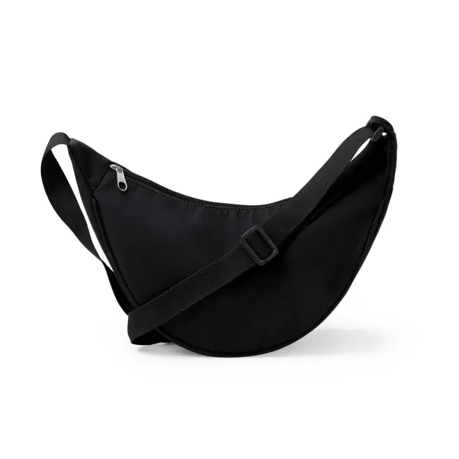 SAC BANANE NYLON RECYCLE PERSONNALISABLE 'POKY' - noir