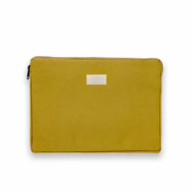HOUSSE PERSONNALISEE TAILLE S STUDIO BY HINDBAG 'LEO' - ocre