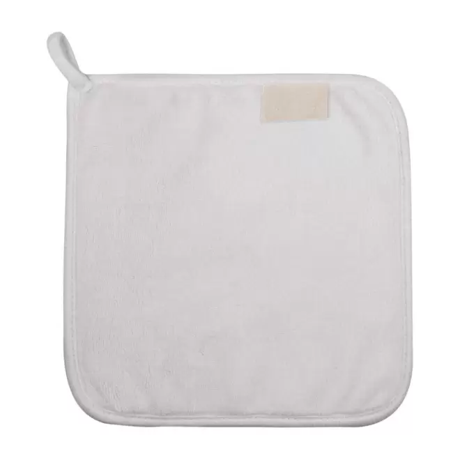SERVIETTE FACIALE PERSONNALISABLE 'PRESCILLA' - naturel