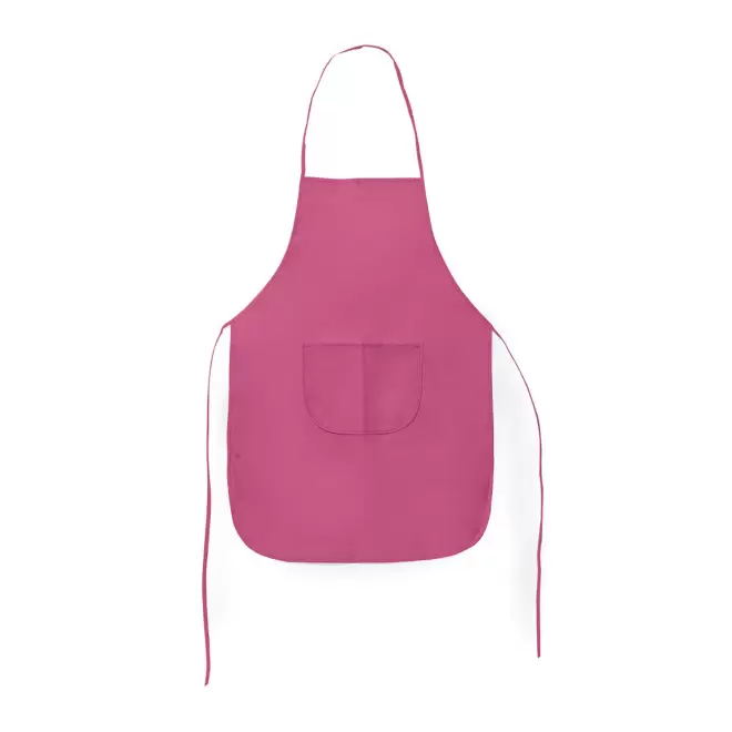 TABLIER NON TISSE PERSONNALISE 'VAKITA' - fuchsia