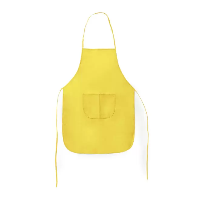 TABLIER NON TISSE PERSONNALISE 'VAKITA' - jaune