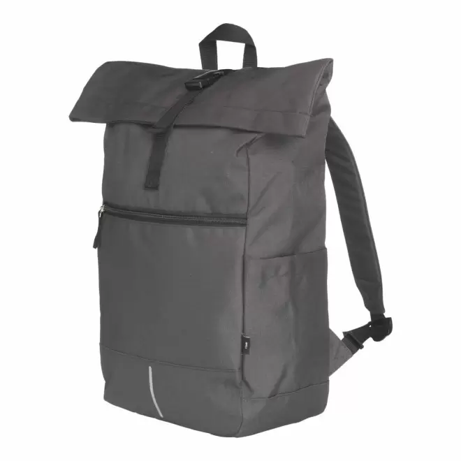 SAC A DOS ROLLTOP RPET PERSONNALISABLE 'ROLLAX' - gris