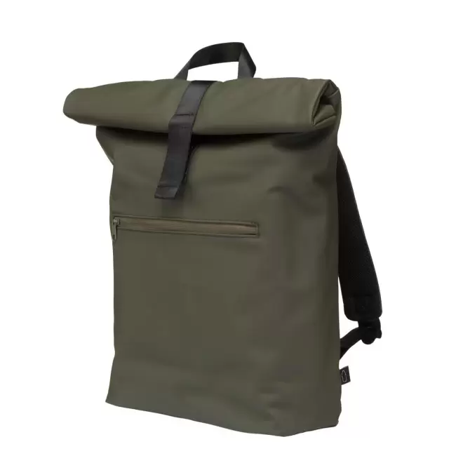 SAC A DOS EN PU PERSONNALISABLE 'QUINTO BACK' - vert foncé