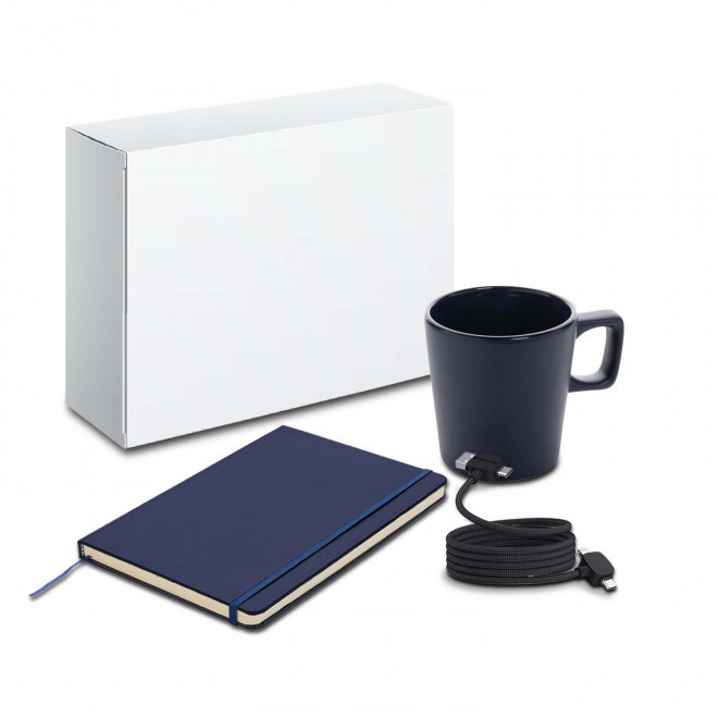 PACK TELETRAVAIL PERSONNALISE 'MINERALI' - bleu/noir