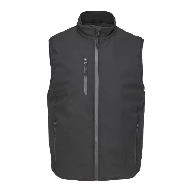 SOFTSHELL MIXTE PERSONNALISABLE 'FALCON PADDED BW' - noir