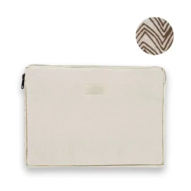 HOUSSE PERSONNALISABLE TAILLE M STUDIO BY HINDBAG 'LEO' - écru
