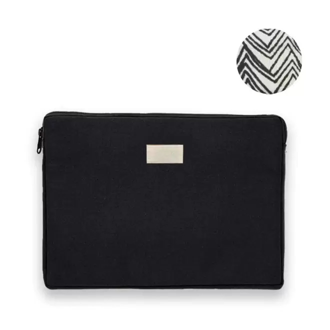 HOUSSE PERSONNALISABLE TAILLE M STUDIO BY HINDBAG 'LEO' - noir