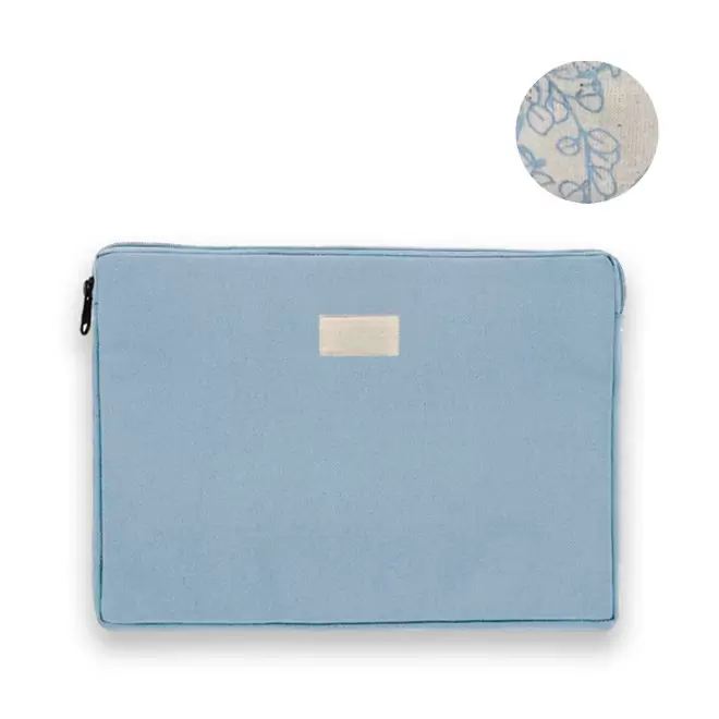 HOUSSE PERSONNALISABLE TAILLE M STUDIO BY HINDBAG 'LEO' - azur