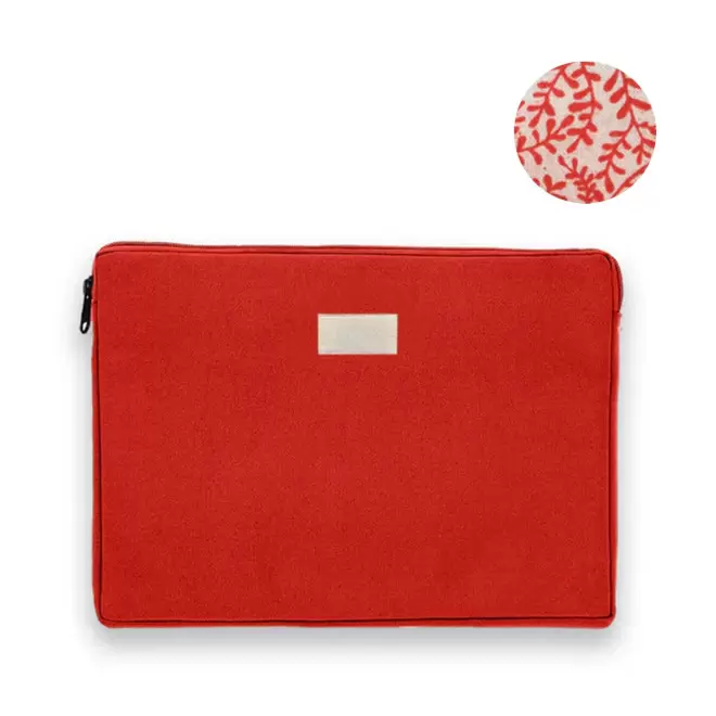 HOUSSE PERSONNALISABLE TAILLE M STUDIO BY HINDBAG 'LEO' - rouge