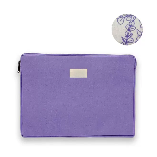 HOUSSE PERSONNALISABLE TAILLE M STUDIO BY HINDBAG 'LEO' - lavande