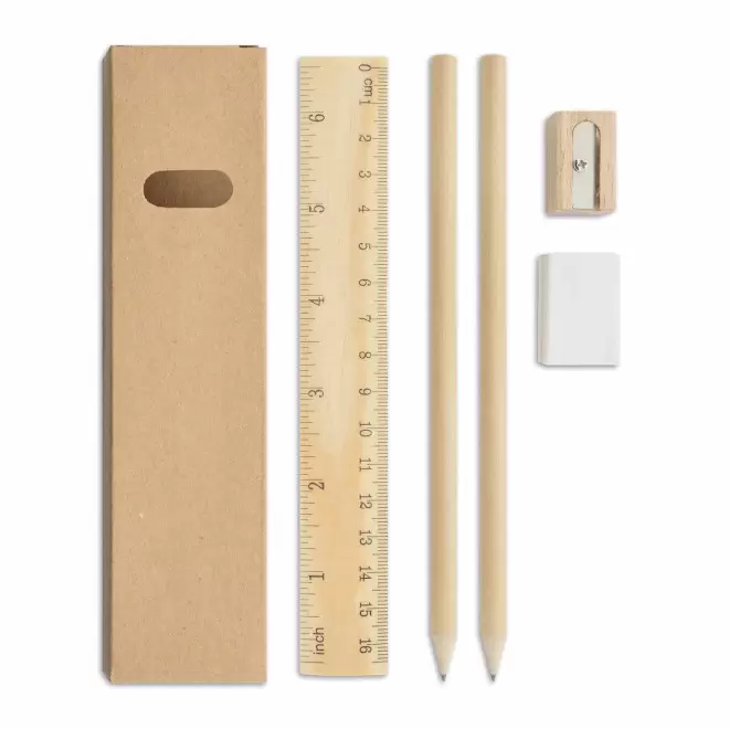 KIT DE BUREAU PERSONNALISABLE 'BURO' - naturel