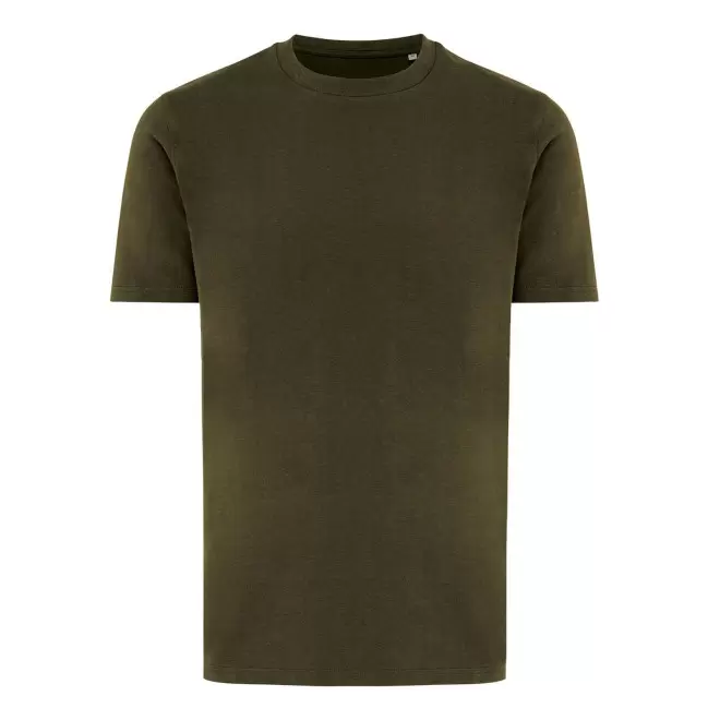 TEE-SHIRT MIXTE PERSONNALISABLE 'BRETT' - vert kaki